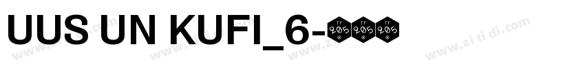 UUS UN KUFI_6字体转换